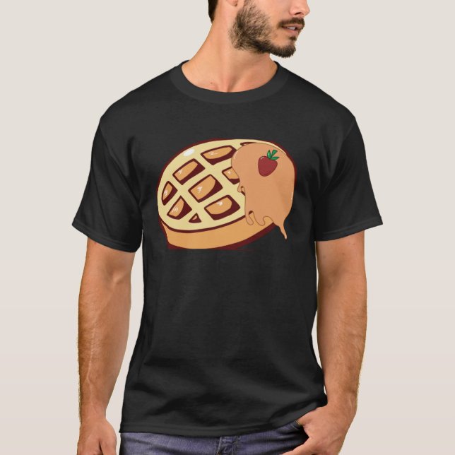 Thinking About Waffles Delicious Waffle Chef T-Shirt (Vorderseite)