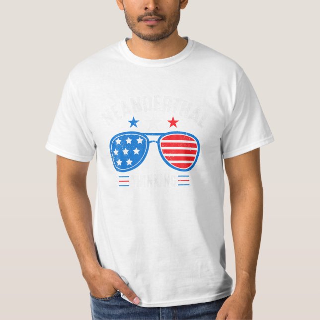 Thinking Funny American USA T-Shirt (Vorderseite)