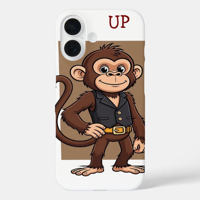 Thinking Monkey – life truths, wisdom  Phone Cover (Rückseite)