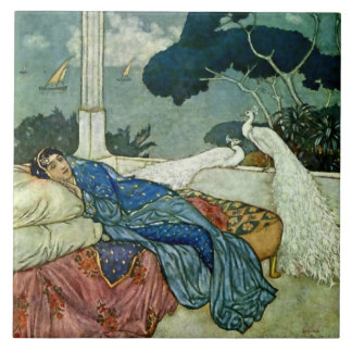 "Thinking of Lady Yang" von Edmund Dulac Fliese