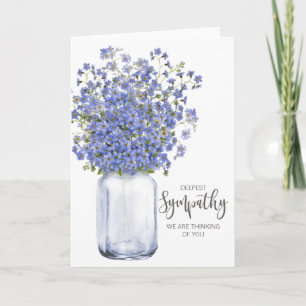 thinking of you condolences bereaved loss loved karte