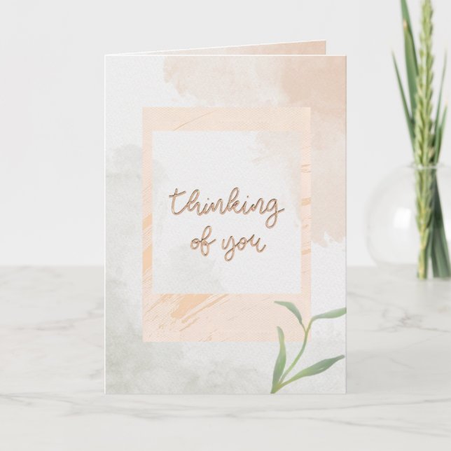 Thinking of You Karte (Vorderseite)