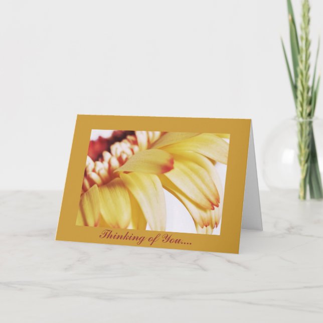 Thinking of You. Karte (Vorderseite)