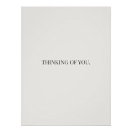 Thinking of You Poster – Gentle Support Quote 
