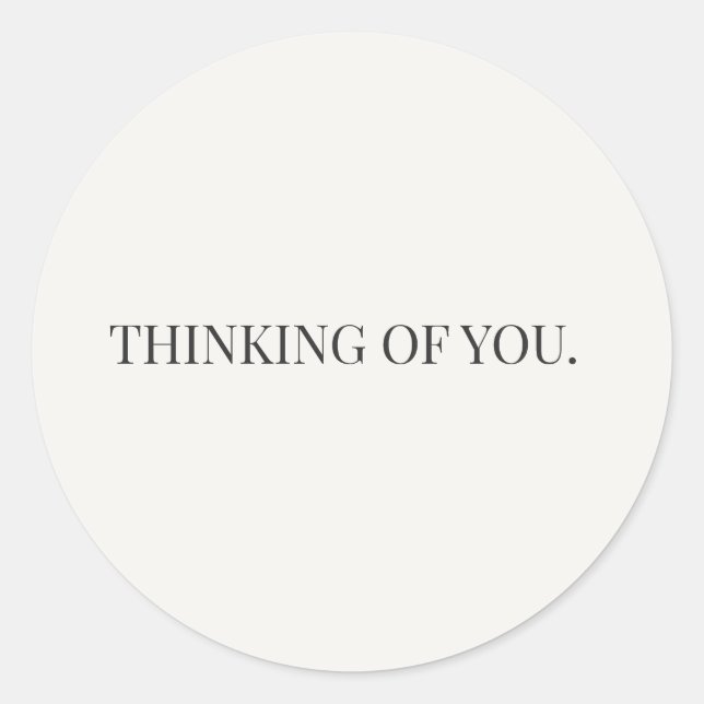 Thinking of You Sticker – Everyday Support Series (Vorderseite)