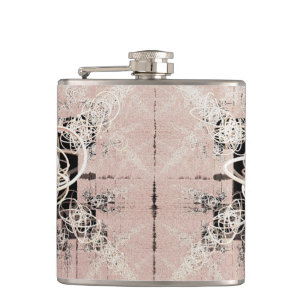 Thinking Pastel Drehungen Flask Flachmann