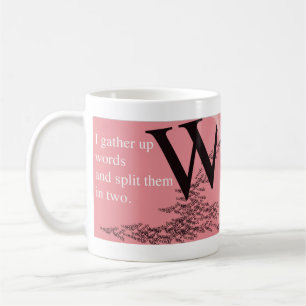 Thinklings Tasse - ich erfasse oben Wörter
