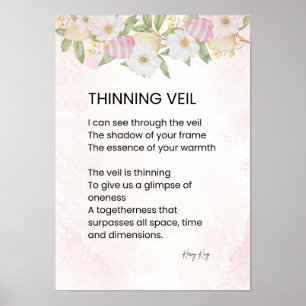 Thinning Veil - Erwachen Gedicht Poster