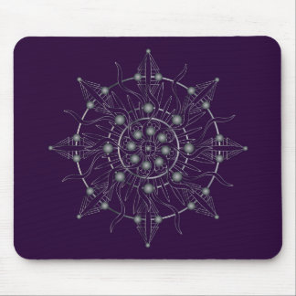 Third Eye Chakra Full Shadow Mandala Mouse Pad Mousepad