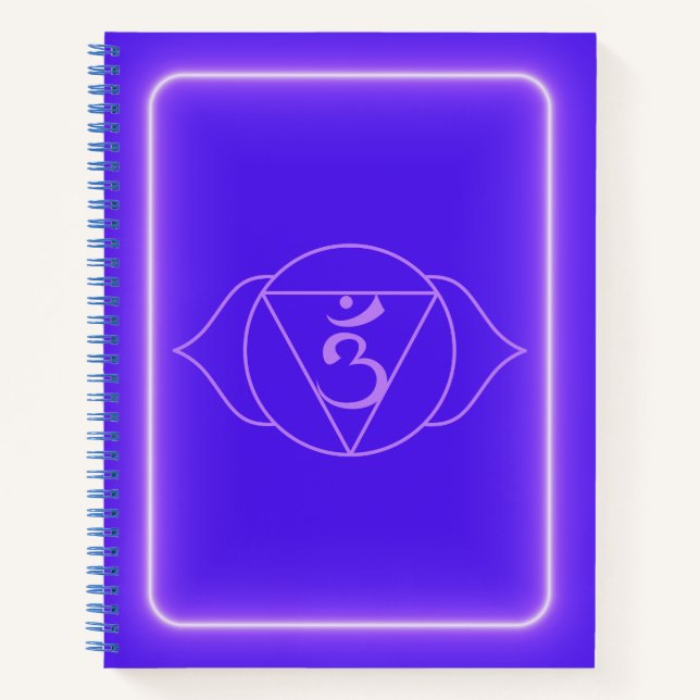 Third Eye Chakra Journal Notizbuch (Vorderseite)