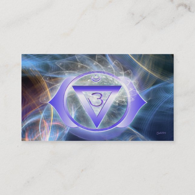 Third Eye Chakra Visitenkarte (Vorderseite)