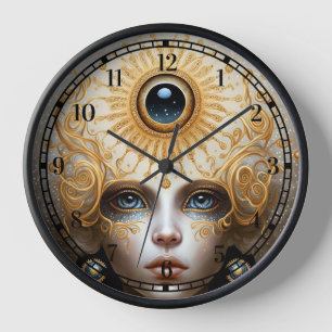 Third Eye Goddess Fantasy Art Uhr