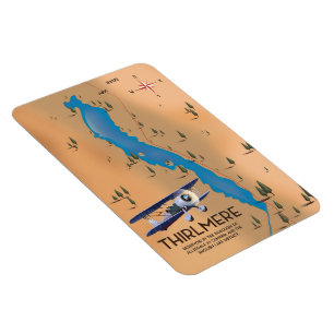 Thirlmere Reservoir Lake District Karte Magnet