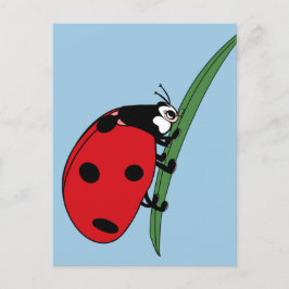 Thirsty Ladybug Postkarte