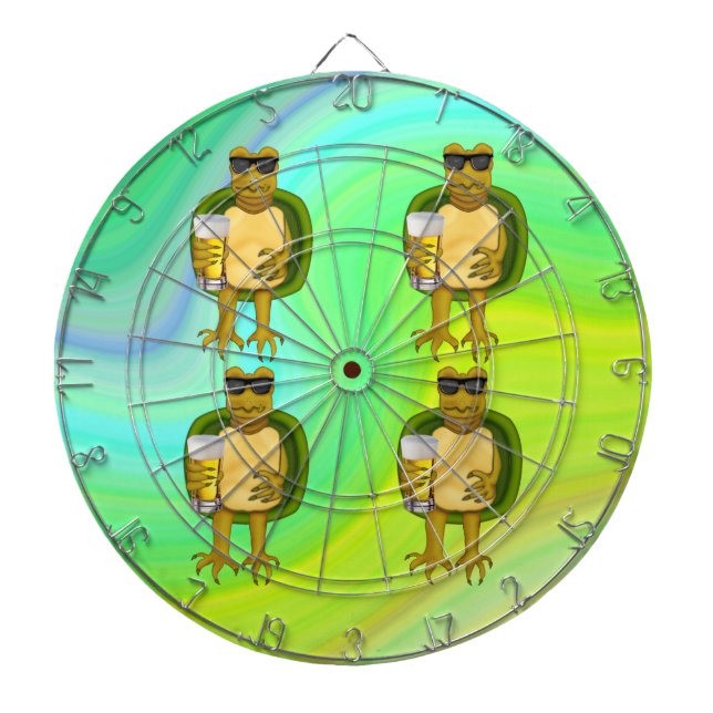 Thirsty Turtle Dartscheibe (vorne)