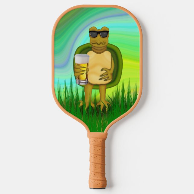 Thirsty Turtle Pickleball Schläger (Vorderseite)