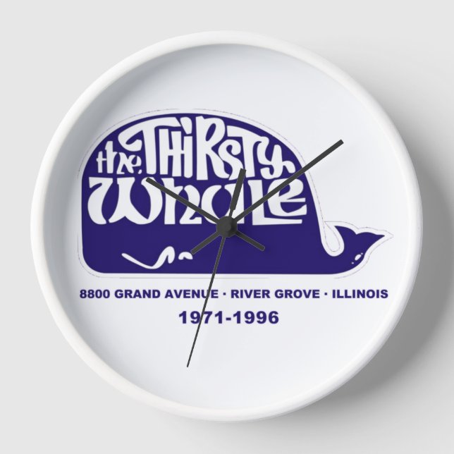 Thirsty Whale, River Grove, Illinois Uhr (Vorderseite)