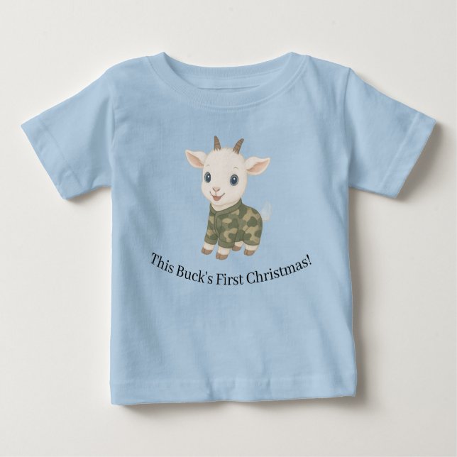 This Buck's First Christmas Toddler T-Shirt (Vorderseite)