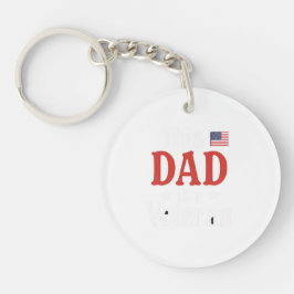 This Dad is a Veteran Keychain – Heartfelt Gift Schlüsselanhänger