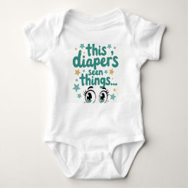 This Diaper's Seen Things... Baby Strampler