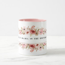 This floral Mama design features elegant botanical Tasse