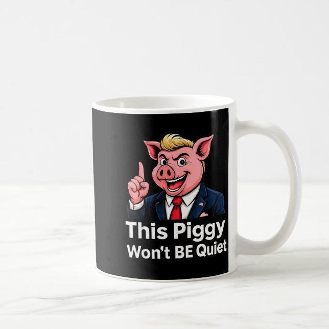 This Ggy Won’t Be Quiet Funny Litical Parody  Kaffeetasse (Rechts)