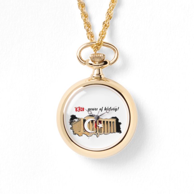 This gift is for Türkiye's 100th birthday history  Armbanduhr (Vorderseite)