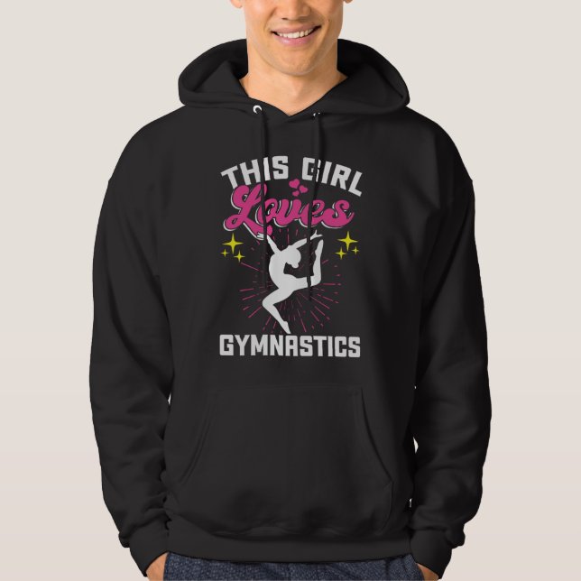 This Girl Loves Gymnastics Hoodie (Vorderseite)
