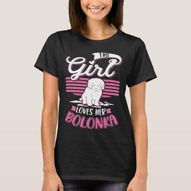 This Girl loves her Bolonka Girl  1 T-Shirt (Vorderseite)