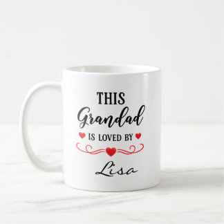 This Grandad Is Loved Personalised Mug Gift Granny Kaffeetasse