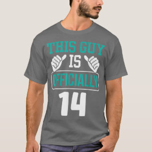 This Guy Is Officially 14 Birthday Party Celebrati T-Shirt