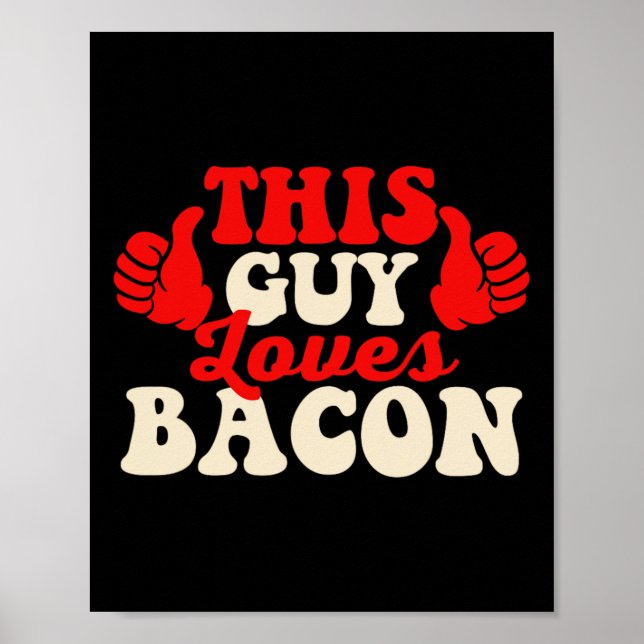 This Guy Loves Con - Con Lover Bbq Pork Grilling  Poster (Vorne)