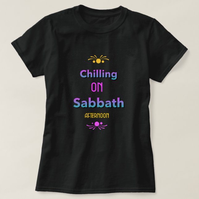 This is a beautiful T-Shirt for Sabbath Keeper (Design vorne)