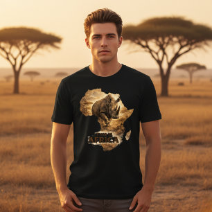 This Is Africa Rhino   Afrikanischer Stolz Wildlif Tri-Blend Shirt