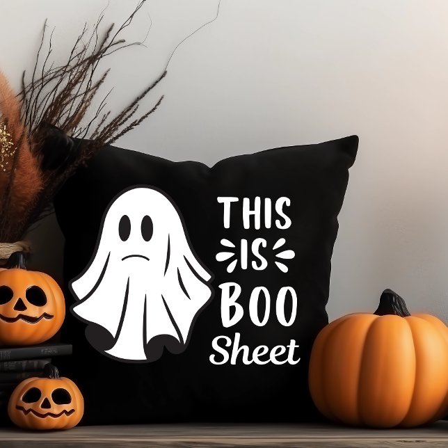 This is Boo Sheet, Funny Halloween  Kissen (Von Creator hochgeladen)