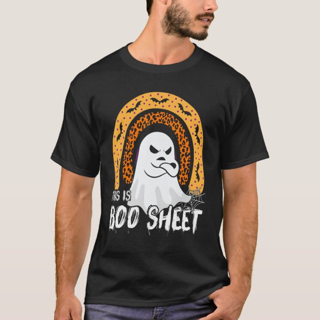 This is boo sheet ghost retro halloween costume me T-Shirt (Vorderseite)