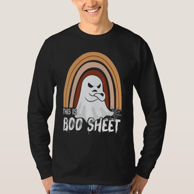 This is boo sheet ghost retro halloween costume me T-Shirt (Vorderseite)