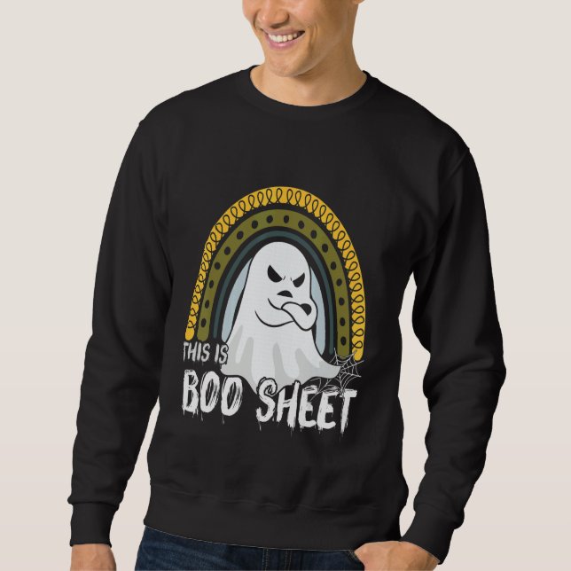 This is boo sheet happy halloween rainbow 2022 men sweatshirt (Vorderseite)