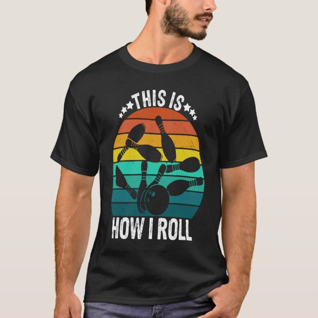 This Is How I Roll Helicopter Transportation Pilot T-Shirt (Vorderseite)