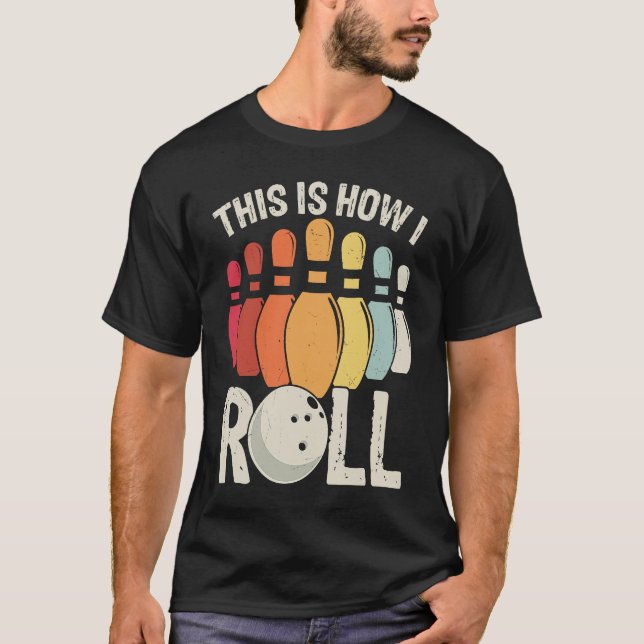 This Is How I Roll Helicopter Transportation Pilot T-Shirt (Vorderseite)