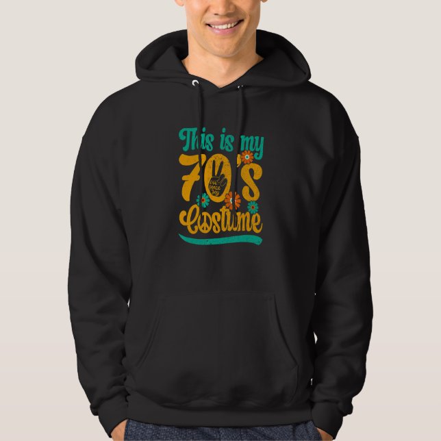 This Is My 70s Costume 70s Outfit For Women & Men  Hoodie (Vorderseite)