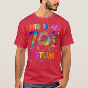 This is My 70s Costume Funny Groovy Peace Hallowee T-Shirt