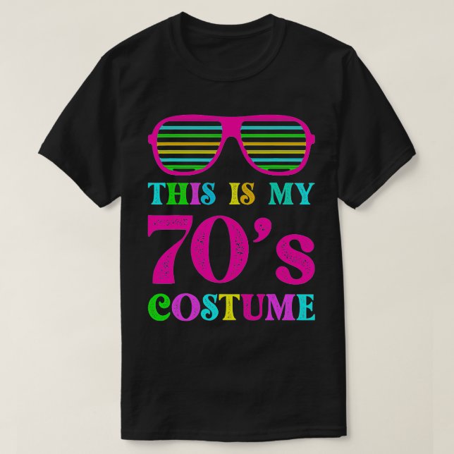 This Is My 70s Costume Funny Halloween 1970s 70's  T-Shirt (Design vorne)