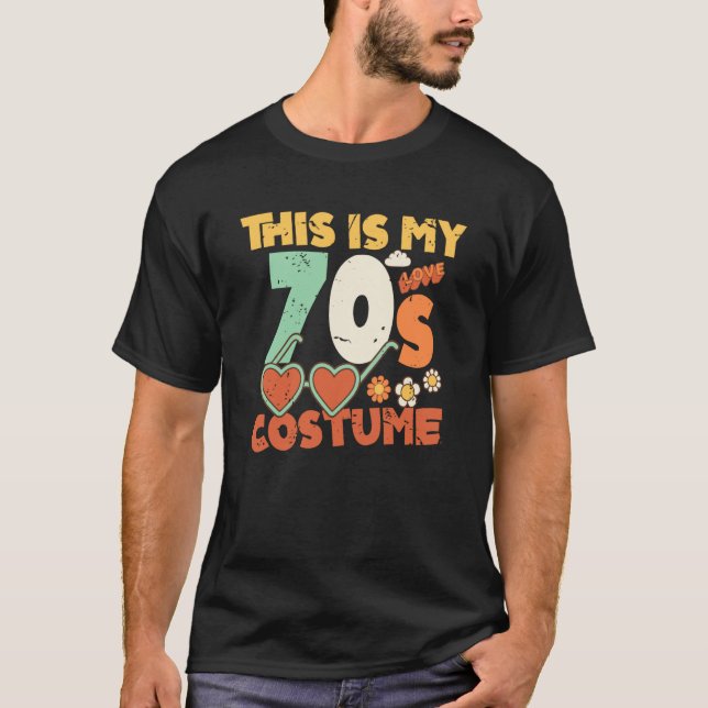 This Is My 70s Costume Sunglasses Love 1970's Fash T-Shirt (Vorderseite)