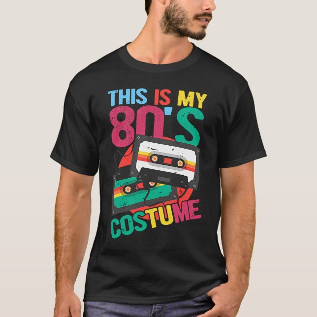 This Is My 80's Costume  Cassette 80's Music T-Shirt (Vorderseite)