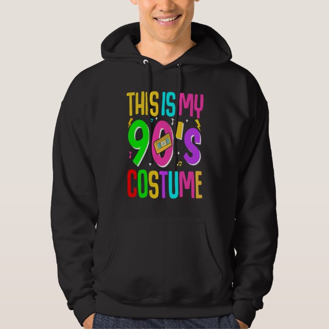 This Is My 90's Costume Hoodie (Vorderseite)