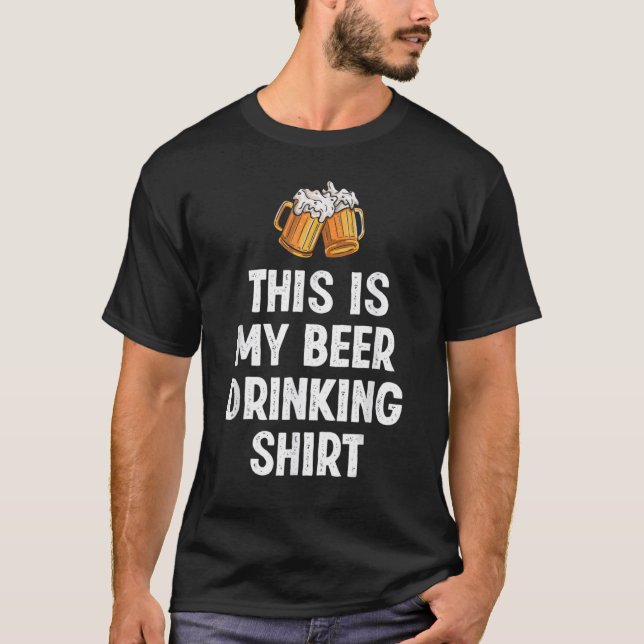 This is My Beer Drinking Shirt Funny Beer Lover (Vorderseite)