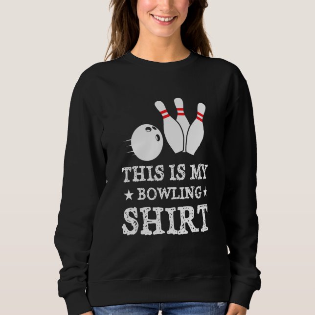This Is My Bowling Shirt Bowling Bowling Player Bo (Vorderseite)