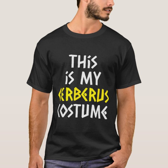 This Is My Cerberus Costume Halloween Greek Mythol T-Shirt (Vorderseite)