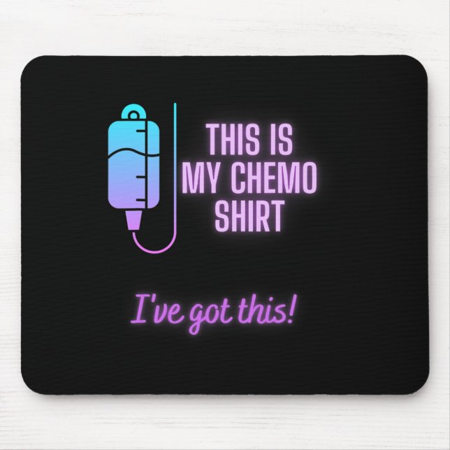 This Is My Chemo - Blood Cancer Chemotherapy  Mousepad (Vorne)